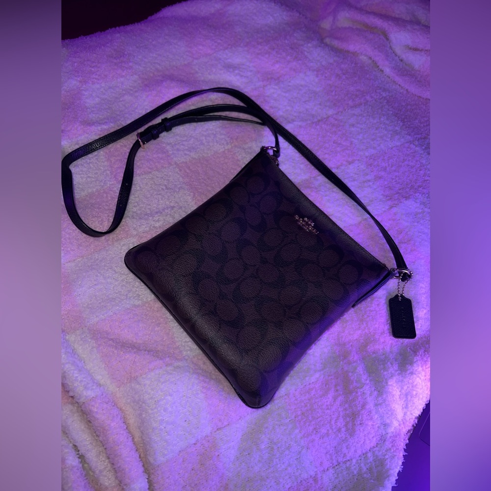 Coach Rowan Crossbody File Bag In Signature Canvas